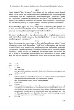 Image of the Page - 379 - in INSTRUKTIONEN UND ORDNUNGEN DER STIFTSHERRSCHAFT KLOSTERNEUBURG - Quellen zur Verwaltung sowie zur Land- und Forstwirtschaft einer geistlichen Grundherrschaft in der Frühen Neuzeit