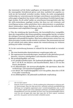 Bild der Seite - 400 - in INSTRUKTIONEN UND ORDNUNGEN DER STIFTSHERRSCHAFT KLOSTERNEUBURG - Quellen zur Verwaltung sowie zur Land- und Forstwirtschaft einer geistlichen Grundherrschaft in der Frühen Neuzeit