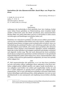 Bild der Seite - 409 - in INSTRUKTIONEN UND ORDNUNGEN DER STIFTSHERRSCHAFT KLOSTERNEUBURG - Quellen zur Verwaltung sowie zur Land- und Forstwirtschaft einer geistlichen Grundherrschaft in der Frühen Neuzeit