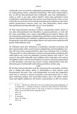 Image of the Page - 414 - in INSTRUKTIONEN UND ORDNUNGEN DER STIFTSHERRSCHAFT KLOSTERNEUBURG - Quellen zur Verwaltung sowie zur Land- und Forstwirtschaft einer geistlichen Grundherrschaft in der Frühen Neuzeit