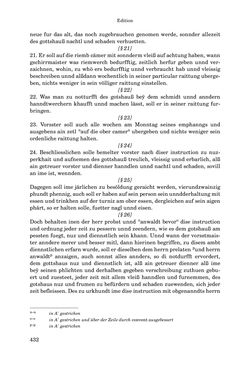 Bild der Seite - 432 - in INSTRUKTIONEN UND ORDNUNGEN DER STIFTSHERRSCHAFT KLOSTERNEUBURG - Quellen zur Verwaltung sowie zur Land- und Forstwirtschaft einer geistlichen Grundherrschaft in der Frühen Neuzeit