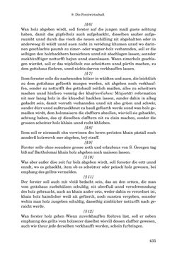 Bild der Seite - 435 - in INSTRUKTIONEN UND ORDNUNGEN DER STIFTSHERRSCHAFT KLOSTERNEUBURG - Quellen zur Verwaltung sowie zur Land- und Forstwirtschaft einer geistlichen Grundherrschaft in der Frühen Neuzeit