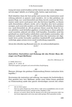 Bild der Seite - 439 - in INSTRUKTIONEN UND ORDNUNGEN DER STIFTSHERRSCHAFT KLOSTERNEUBURG - Quellen zur Verwaltung sowie zur Land- und Forstwirtschaft einer geistlichen Grundherrschaft in der Frühen Neuzeit