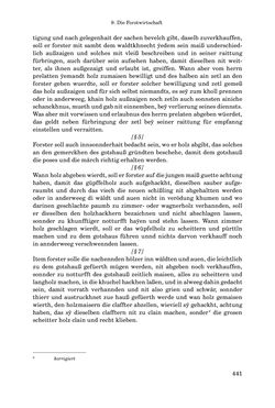 Bild der Seite - 441 - in INSTRUKTIONEN UND ORDNUNGEN DER STIFTSHERRSCHAFT KLOSTERNEUBURG - Quellen zur Verwaltung sowie zur Land- und Forstwirtschaft einer geistlichen Grundherrschaft in der Frühen Neuzeit