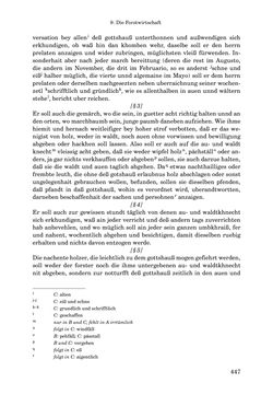 Bild der Seite - 447 - in INSTRUKTIONEN UND ORDNUNGEN DER STIFTSHERRSCHAFT KLOSTERNEUBURG - Quellen zur Verwaltung sowie zur Land- und Forstwirtschaft einer geistlichen Grundherrschaft in der Frühen Neuzeit