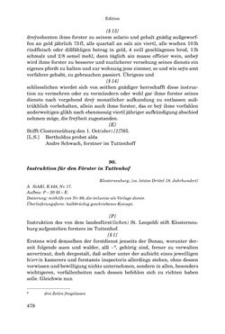 Image of the Page - 478 - in INSTRUKTIONEN UND ORDNUNGEN DER STIFTSHERRSCHAFT KLOSTERNEUBURG - Quellen zur Verwaltung sowie zur Land- und Forstwirtschaft einer geistlichen Grundherrschaft in der Frühen Neuzeit