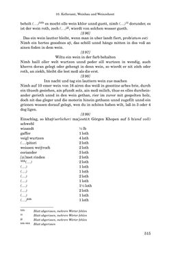 Bild der Seite - 515 - in INSTRUKTIONEN UND ORDNUNGEN DER STIFTSHERRSCHAFT KLOSTERNEUBURG - Quellen zur Verwaltung sowie zur Land- und Forstwirtschaft einer geistlichen Grundherrschaft in der Frühen Neuzeit