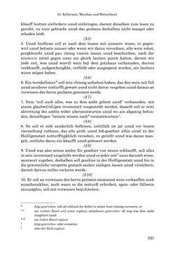 Image of the Page - 521 - in INSTRUKTIONEN UND ORDNUNGEN DER STIFTSHERRSCHAFT KLOSTERNEUBURG - Quellen zur Verwaltung sowie zur Land- und Forstwirtschaft einer geistlichen Grundherrschaft in der Frühen Neuzeit