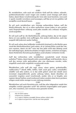 Bild der Seite - 536 - in INSTRUKTIONEN UND ORDNUNGEN DER STIFTSHERRSCHAFT KLOSTERNEUBURG - Quellen zur Verwaltung sowie zur Land- und Forstwirtschaft einer geistlichen Grundherrschaft in der Frühen Neuzeit