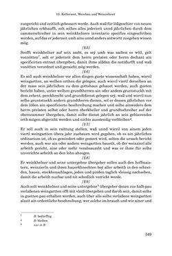 Bild der Seite - 549 - in INSTRUKTIONEN UND ORDNUNGEN DER STIFTSHERRSCHAFT KLOSTERNEUBURG - Quellen zur Verwaltung sowie zur Land- und Forstwirtschaft einer geistlichen Grundherrschaft in der Frühen Neuzeit