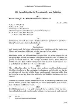 Bild der Seite - 559 - in INSTRUKTIONEN UND ORDNUNGEN DER STIFTSHERRSCHAFT KLOSTERNEUBURG - Quellen zur Verwaltung sowie zur Land- und Forstwirtschaft einer geistlichen Grundherrschaft in der Frühen Neuzeit