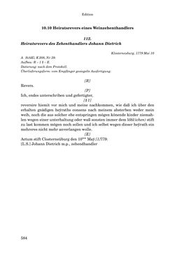 Bild der Seite - 584 - in INSTRUKTIONEN UND ORDNUNGEN DER STIFTSHERRSCHAFT KLOSTERNEUBURG - Quellen zur Verwaltung sowie zur Land- und Forstwirtschaft einer geistlichen Grundherrschaft in der Frühen Neuzeit