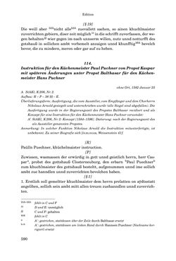 Bild der Seite - 590 - in INSTRUKTIONEN UND ORDNUNGEN DER STIFTSHERRSCHAFT KLOSTERNEUBURG - Quellen zur Verwaltung sowie zur Land- und Forstwirtschaft einer geistlichen Grundherrschaft in der Frühen Neuzeit