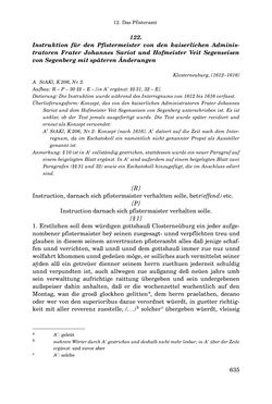 Image of the Page - 635 - in INSTRUKTIONEN UND ORDNUNGEN DER STIFTSHERRSCHAFT KLOSTERNEUBURG - Quellen zur Verwaltung sowie zur Land- und Forstwirtschaft einer geistlichen Grundherrschaft in der Frühen Neuzeit