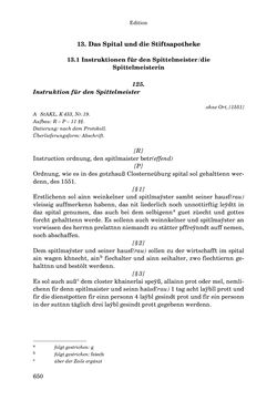 Image of the Page - 650 - in INSTRUKTIONEN UND ORDNUNGEN DER STIFTSHERRSCHAFT KLOSTERNEUBURG - Quellen zur Verwaltung sowie zur Land- und Forstwirtschaft einer geistlichen Grundherrschaft in der Frühen Neuzeit