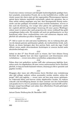 Image of the Page - 668 - in INSTRUKTIONEN UND ORDNUNGEN DER STIFTSHERRSCHAFT KLOSTERNEUBURG - Quellen zur Verwaltung sowie zur Land- und Forstwirtschaft einer geistlichen Grundherrschaft in der Frühen Neuzeit