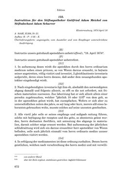 Bild der Seite - 672 - in INSTRUKTIONEN UND ORDNUNGEN DER STIFTSHERRSCHAFT KLOSTERNEUBURG - Quellen zur Verwaltung sowie zur Land- und Forstwirtschaft einer geistlichen Grundherrschaft in der Frühen Neuzeit
