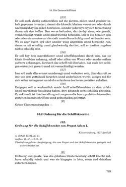 Image of the Page - 725 - in INSTRUKTIONEN UND ORDNUNGEN DER STIFTSHERRSCHAFT KLOSTERNEUBURG - Quellen zur Verwaltung sowie zur Land- und Forstwirtschaft einer geistlichen Grundherrschaft in der Frühen Neuzeit