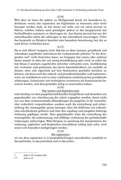 Image of the Page - 735 - in INSTRUKTIONEN UND ORDNUNGEN DER STIFTSHERRSCHAFT KLOSTERNEUBURG - Quellen zur Verwaltung sowie zur Land- und Forstwirtschaft einer geistlichen Grundherrschaft in der Frühen Neuzeit