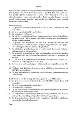 Image of the Page - 744 - in INSTRUKTIONEN UND ORDNUNGEN DER STIFTSHERRSCHAFT KLOSTERNEUBURG - Quellen zur Verwaltung sowie zur Land- und Forstwirtschaft einer geistlichen Grundherrschaft in der Frühen Neuzeit