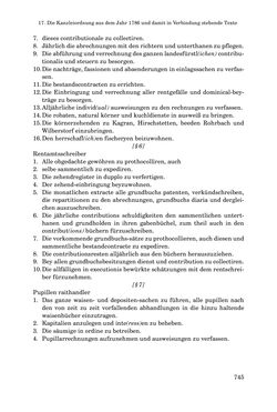 Image of the Page - 745 - in INSTRUKTIONEN UND ORDNUNGEN DER STIFTSHERRSCHAFT KLOSTERNEUBURG - Quellen zur Verwaltung sowie zur Land- und Forstwirtschaft einer geistlichen Grundherrschaft in der Frühen Neuzeit