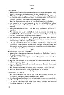 Image of the Page - 746 - in INSTRUKTIONEN UND ORDNUNGEN DER STIFTSHERRSCHAFT KLOSTERNEUBURG - Quellen zur Verwaltung sowie zur Land- und Forstwirtschaft einer geistlichen Grundherrschaft in der Frühen Neuzeit