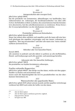 Image of the Page - 749 - in INSTRUKTIONEN UND ORDNUNGEN DER STIFTSHERRSCHAFT KLOSTERNEUBURG - Quellen zur Verwaltung sowie zur Land- und Forstwirtschaft einer geistlichen Grundherrschaft in der Frühen Neuzeit