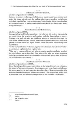 Image of the Page - 751 - in INSTRUKTIONEN UND ORDNUNGEN DER STIFTSHERRSCHAFT KLOSTERNEUBURG - Quellen zur Verwaltung sowie zur Land- und Forstwirtschaft einer geistlichen Grundherrschaft in der Frühen Neuzeit