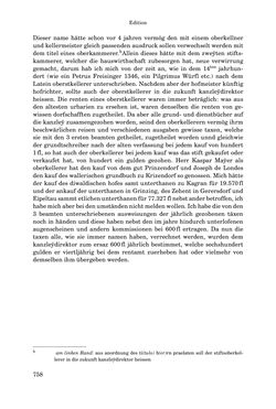 Image of the Page - 758 - in INSTRUKTIONEN UND ORDNUNGEN DER STIFTSHERRSCHAFT KLOSTERNEUBURG - Quellen zur Verwaltung sowie zur Land- und Forstwirtschaft einer geistlichen Grundherrschaft in der Frühen Neuzeit