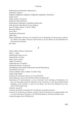 Image of the Page - 815 - in INSTRUKTIONEN UND ORDNUNGEN DER STIFTSHERRSCHAFT KLOSTERNEUBURG - Quellen zur Verwaltung sowie zur Land- und Forstwirtschaft einer geistlichen Grundherrschaft in der Frühen Neuzeit