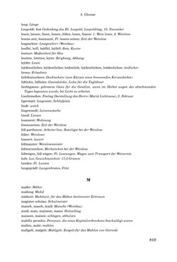 Image of the Page - 819 - in INSTRUKTIONEN UND ORDNUNGEN DER STIFTSHERRSCHAFT KLOSTERNEUBURG - Quellen zur Verwaltung sowie zur Land- und Forstwirtschaft einer geistlichen Grundherrschaft in der Frühen Neuzeit