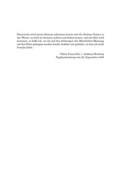 Bild der Seite - (000007) - in „Österreich wird meine Stimme erkennen lernen wie die Stimme Gottes in der Wüste“ - Tagebücher 1839–1858, Band I