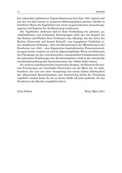 Bild der Seite - 10 - in „Österreich wird meine Stimme erkennen lernen wie die Stimme Gottes in der Wüste“ - Tagebücher 1839–1858, Band I