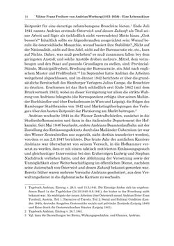 Image of the Page - 14 - in „Österreich wird meine Stimme erkennen lernen wie die Stimme Gottes in der Wüste“ - Tagebücher 1839–1858, Volume I