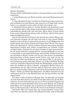 Bild der Seite - 65 - in „Österreich wird meine Stimme erkennen lernen wie die Stimme Gottes in der Wüste“ - Tagebücher 1839–1858, Band I
