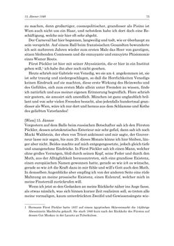 Image of the Page - 75 - in „Österreich wird meine Stimme erkennen lernen wie die Stimme Gottes in der Wüste“ - Tagebücher 1839–1858, Volume I