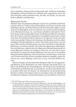 Image of the Page - 111 - in „Österreich wird meine Stimme erkennen lernen wie die Stimme Gottes in der Wüste“ - Tagebücher 1839–1858, Volume I