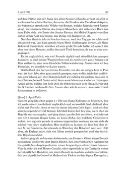 Bild der Seite - 147 - in „Österreich wird meine Stimme erkennen lernen wie die Stimme Gottes in der Wüste“ - Tagebücher 1839–1858, Band I