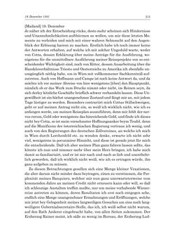 Image of the Page - 215 - in „Österreich wird meine Stimme erkennen lernen wie die Stimme Gottes in der Wüste“ - Tagebücher 1839–1858, Volume I