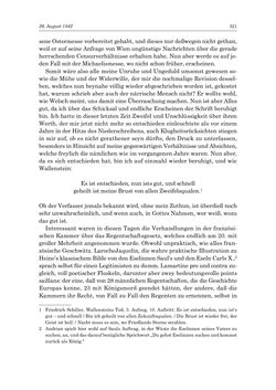 Bild der Seite - 321 - in „Österreich wird meine Stimme erkennen lernen wie die Stimme Gottes in der Wüste“ - Tagebücher 1839–1858, Band I