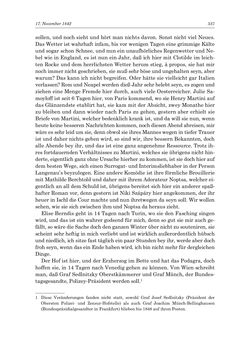 Image of the Page - 337 - in „Österreich wird meine Stimme erkennen lernen wie die Stimme Gottes in der Wüste“ - Tagebücher 1839–1858, Volume I