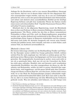 Bild der Seite - 347 - in „Österreich wird meine Stimme erkennen lernen wie die Stimme Gottes in der Wüste“ - Tagebücher 1839–1858, Band I