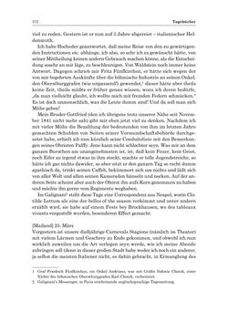 Bild der Seite - 372 - in „Österreich wird meine Stimme erkennen lernen wie die Stimme Gottes in der Wüste“ - Tagebücher 1839–1858, Band I