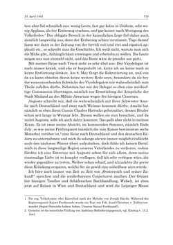 Image of the Page - 379 - in „Österreich wird meine Stimme erkennen lernen wie die Stimme Gottes in der Wüste“ - Tagebücher 1839–1858, Volume I