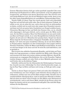 Image of the Page - 381 - in „Österreich wird meine Stimme erkennen lernen wie die Stimme Gottes in der Wüste“ - Tagebücher 1839–1858, Volume I