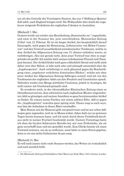 Image of the Page - 385 - in „Österreich wird meine Stimme erkennen lernen wie die Stimme Gottes in der Wüste“ - Tagebücher 1839–1858, Volume I