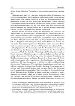 Bild der Seite - 410 - in „Österreich wird meine Stimme erkennen lernen wie die Stimme Gottes in der Wüste“ - Tagebücher 1839–1858, Band I