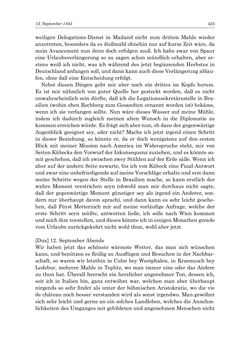 Image of the Page - 423 - in „Österreich wird meine Stimme erkennen lernen wie die Stimme Gottes in der Wüste“ - Tagebücher 1839–1858, Volume I