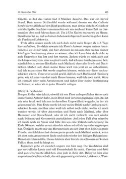 Image of the Page - 425 - in „Österreich wird meine Stimme erkennen lernen wie die Stimme Gottes in der Wüste“ - Tagebücher 1839–1858, Volume I