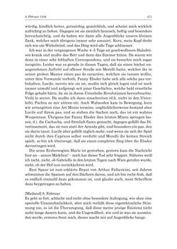Image of the Page - 471 - in „Österreich wird meine Stimme erkennen lernen wie die Stimme Gottes in der Wüste“ - Tagebücher 1839–1858, Volume I